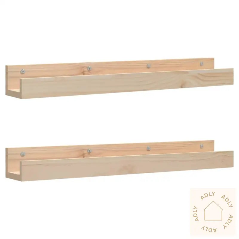 Vegghyller 2 Stk 80X12X9 Cm Heltre Furu