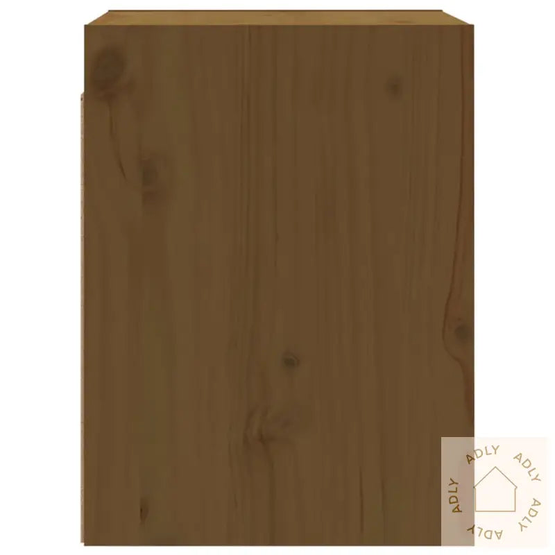 Veggskap 2 Stk Honningbrun 30X30X40 Cm Heltre Furu