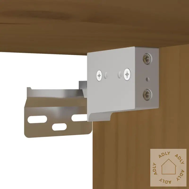 Veggskap 2 Stk Honningbrun 45X30X35 Cm Heltre Furu