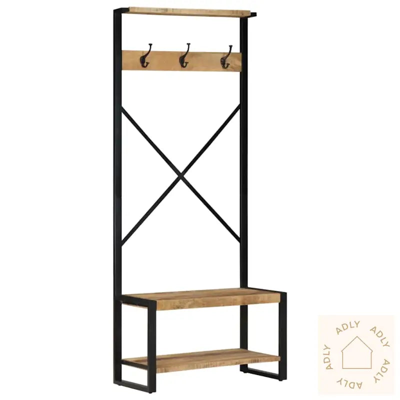 Klesstativ 80X40X190 Cm Heltre Grovt Mangotre