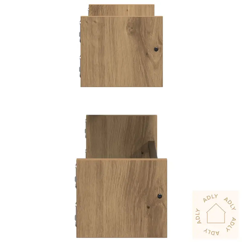 Vegghyller 2 Stk Artisan Eik 60X16X14 Cm Ingeniørtre