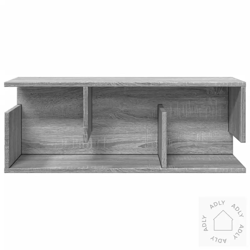 Veggskap 80X20X30 Cm Grå Sonoma Konstruert Tre