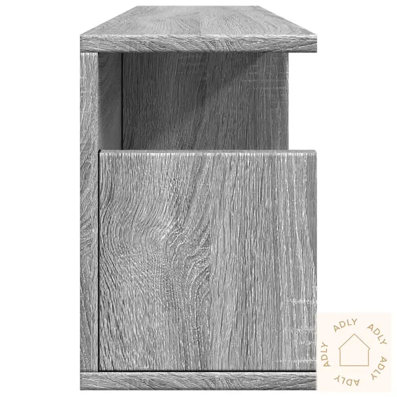 Veggskap 80X20X30 Cm Grå Sonoma Konstruert Tre