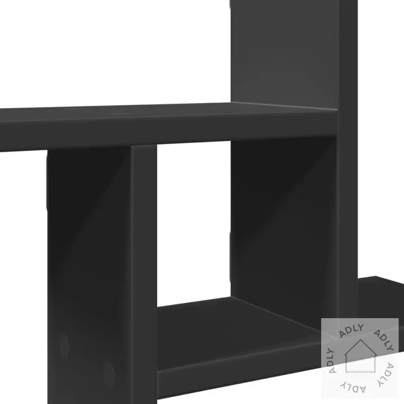 Vegghyller 2 Stk Svart 38X12X38 Cm Konstruert Tre
