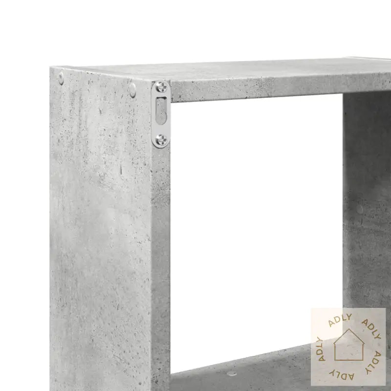 Veggskap 78X18X71 Cm Betonggrå Konstruert Tre