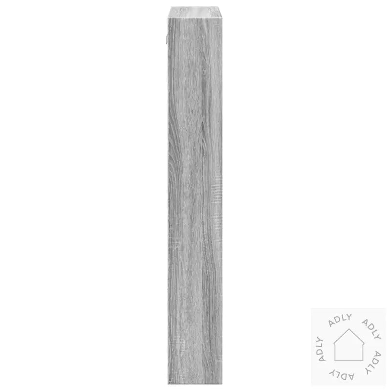 Veggskap Grå Sonoma 50X15X100 Cm Konstruert Tre