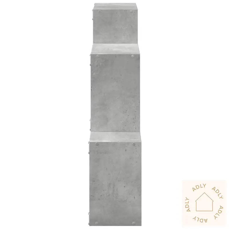 Veggskap 78X18X71 Cm Betonggrå Konstruert Tre