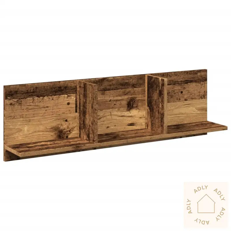 Veggskap 100X16,5X30 Cm Gammelt Tre Konstruert Tre
