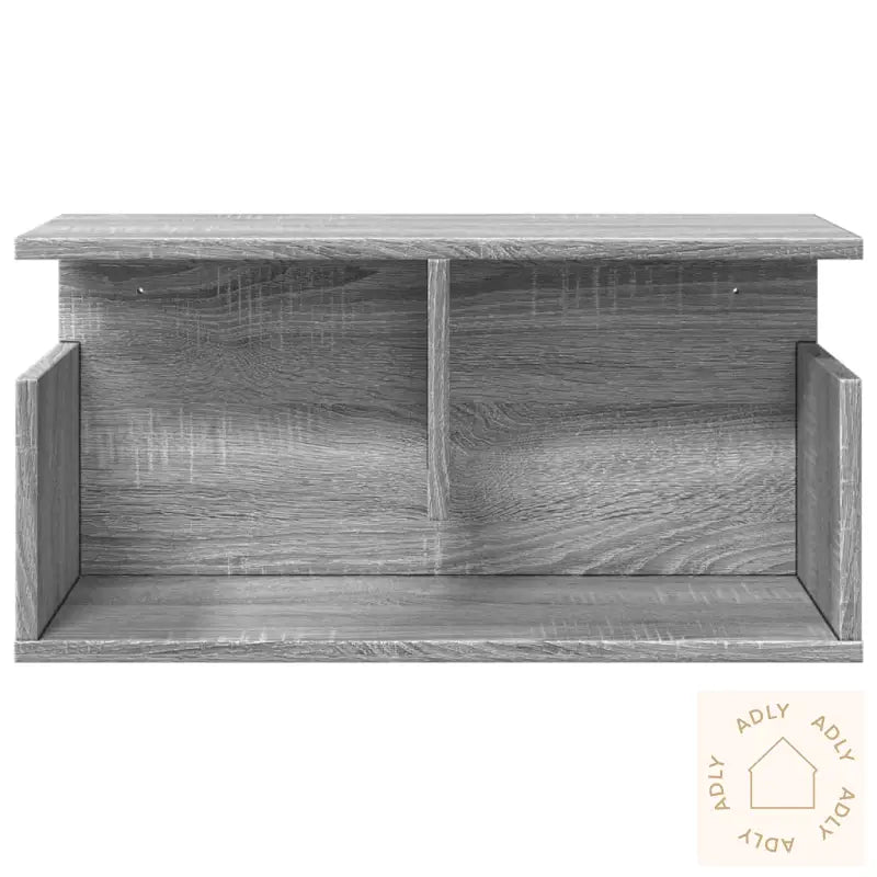 Veggskap 60X20X30 Cm Grå Sonoma Konstruert Tre