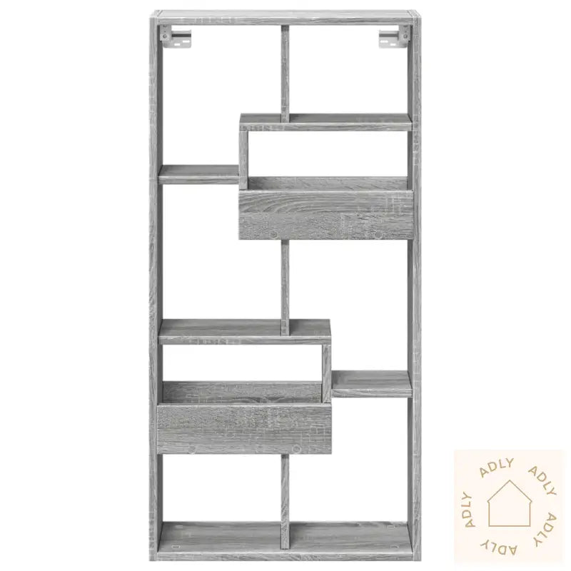 Veggskap Grå Sonoma 50X15X100 Cm Konstruert Tre