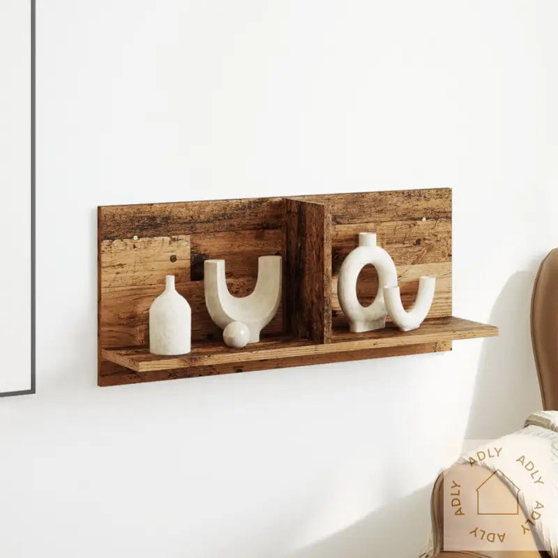 Veggskap 70X16,5X30 Cm Gammelt Tre Konstruert Tre