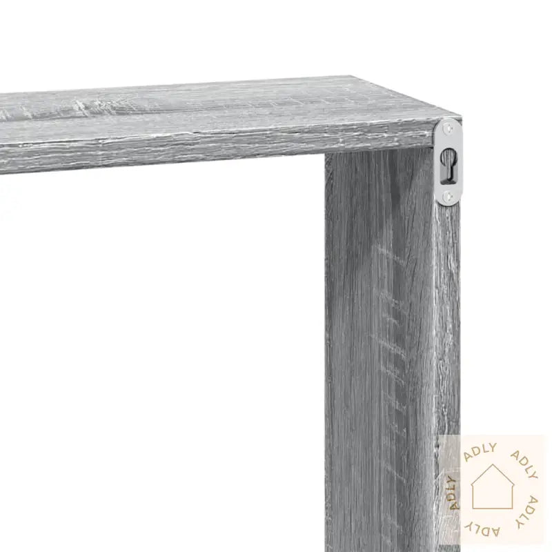 Veggskap 60X16X30 Cm Grå Sonoma Konstruert Tre
