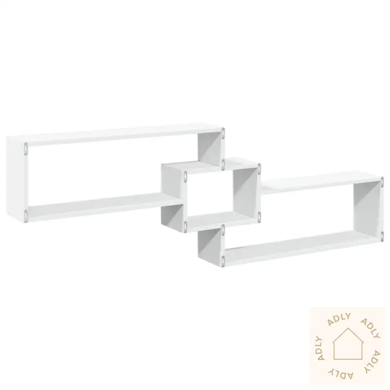 Veggskap 158X18X53 Cm Hvit Konstruert Tre