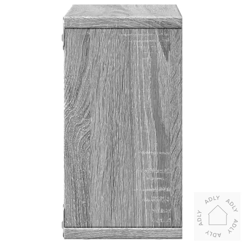 Veggskap 60X16X30 Cm Grå Sonoma Konstruert Tre