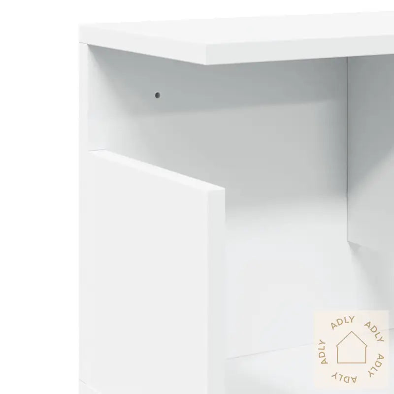 Veggskap 100X20X30 Cm Hvit Konstruert Tre