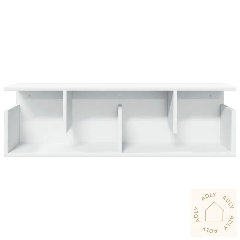 Veggskap 100X20X30 Cm Hvit Konstruert Tre