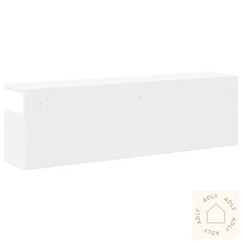 Veggskap 100X20X30 Cm Hvit Konstruert Tre