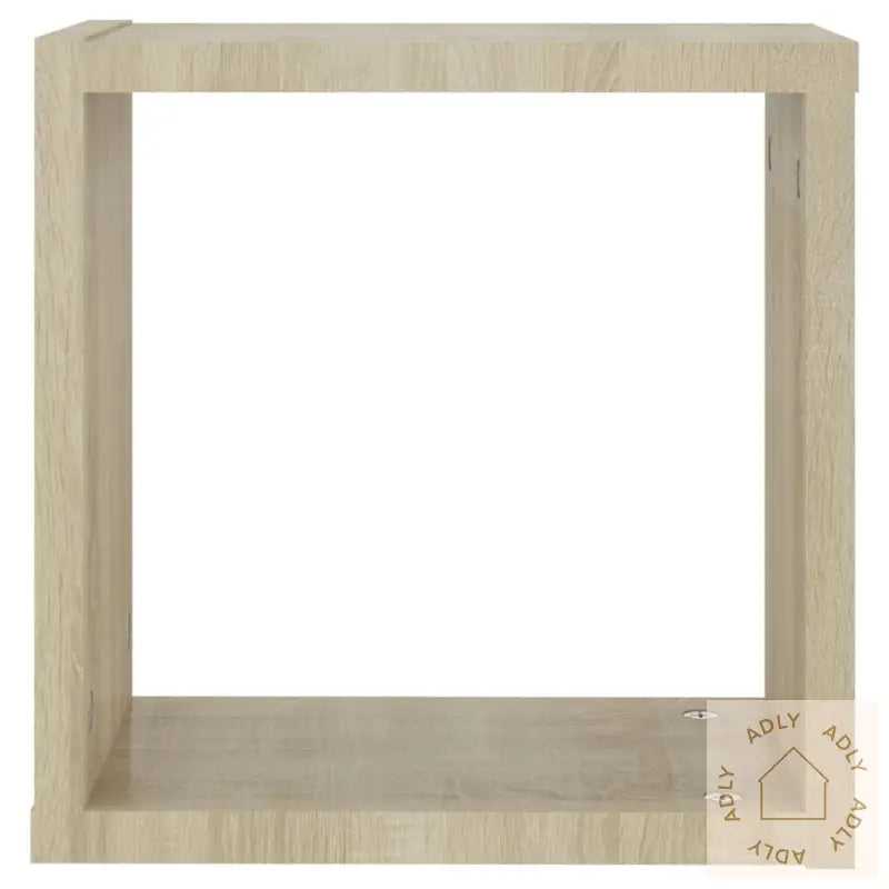Vegghyller Kubeformet 2 Stk Sonoma Eik 30X15X30 Cm