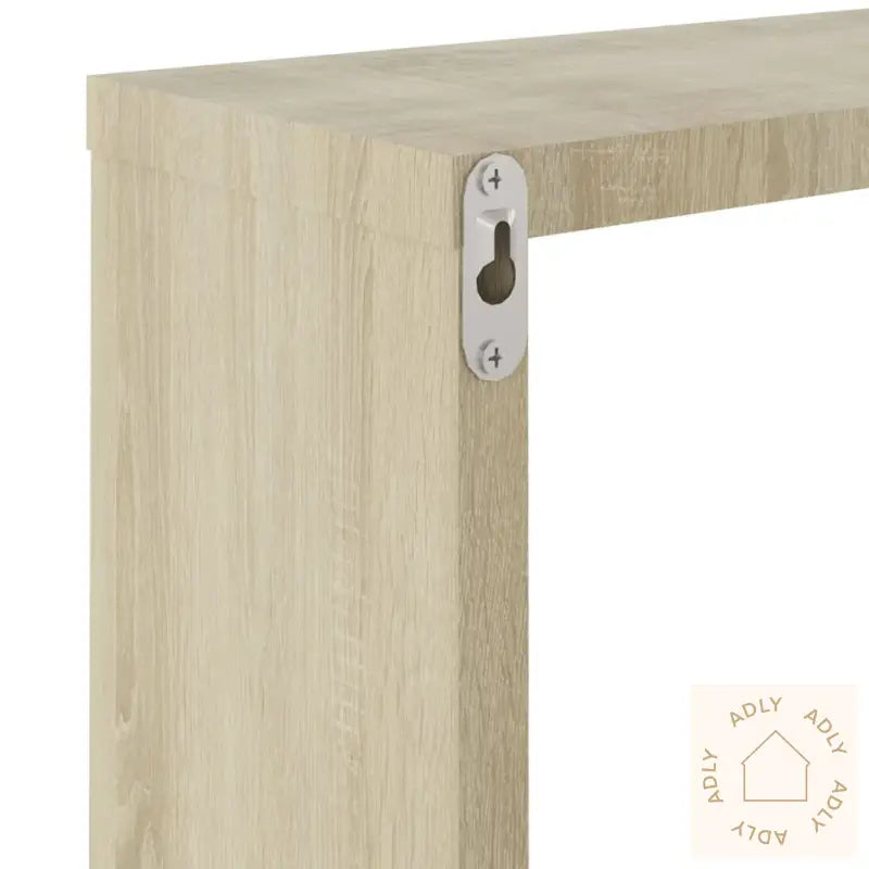 Vegghyller Kubeformet 2 Stk Sonoma Eik 30X15X30 Cm