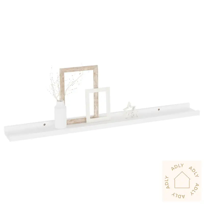 Vegghyller 4 Stk Hvit 80X9X3 Cm