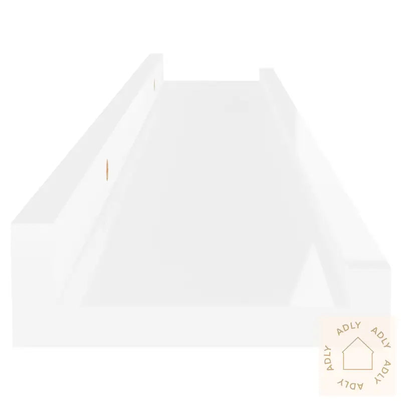 Vegghyller 4 Stk Høyglans Hvit 60X9X3 Cm