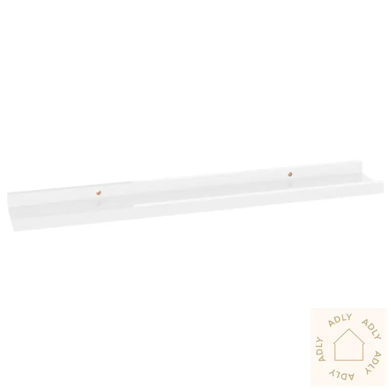 Vegghyller 4 Stk Høyglans Hvit 60X9X3 Cm