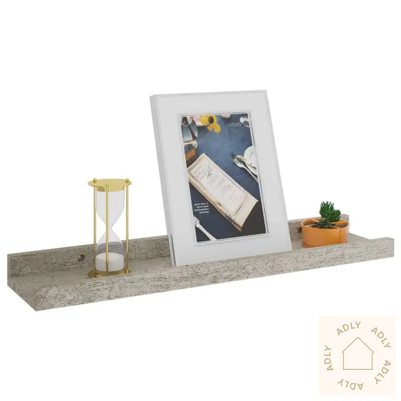 Vegghyller 2 Stk Betonggrå 40X9X3 Cm