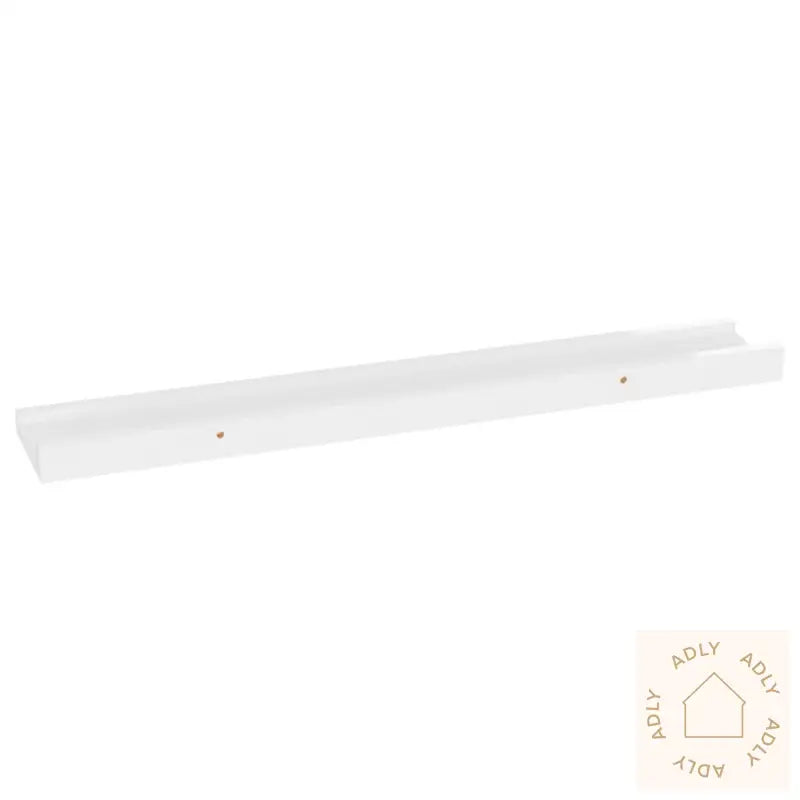 Vegghyller 4 Stk Høyglans Hvit 60X9X3 Cm