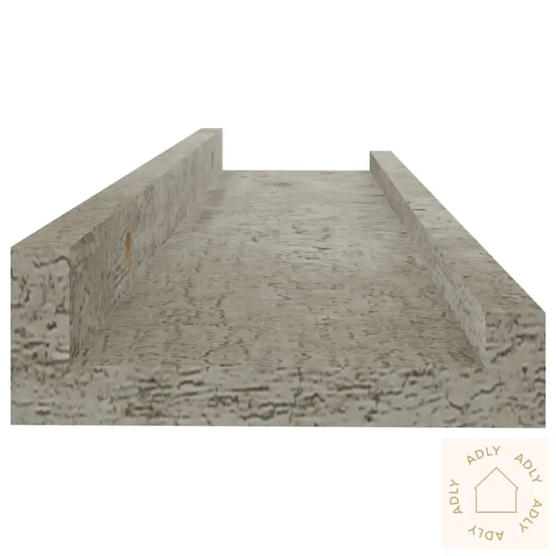 Vegghyller 4 Stk Betonggrå 40X9X3 Cm