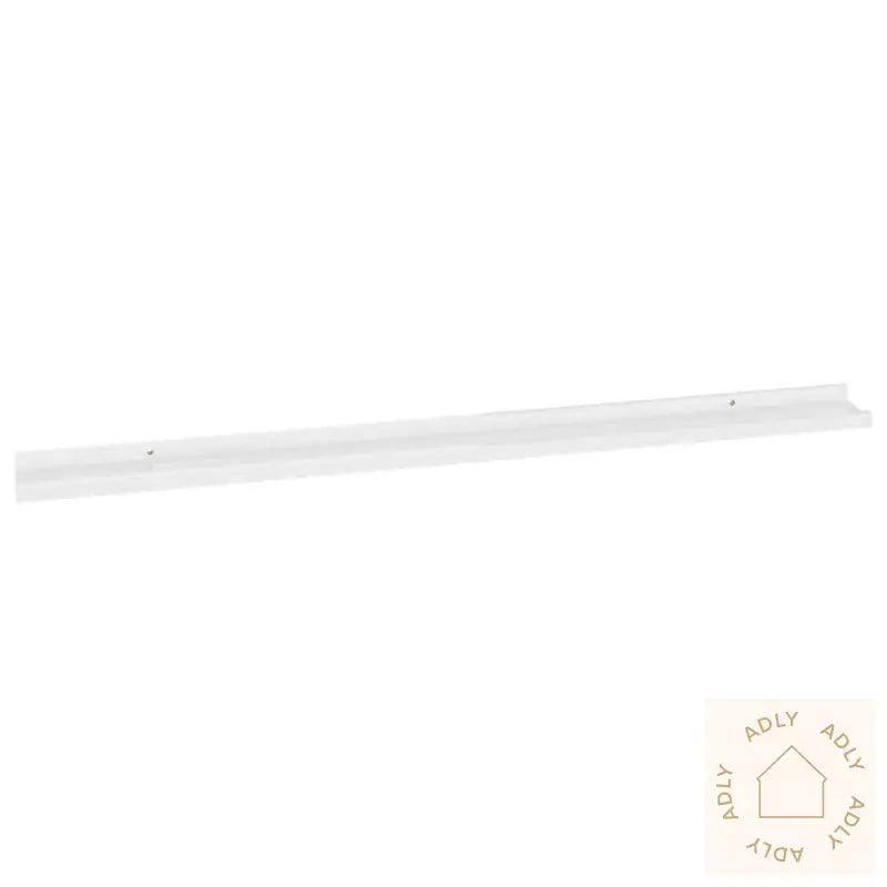 Vegghyller 2 Stk Høyglans Hvit 115X9X3 Cm