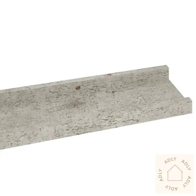 Vegghyller 4 Stk Betonggrå 80X9X3 Cm