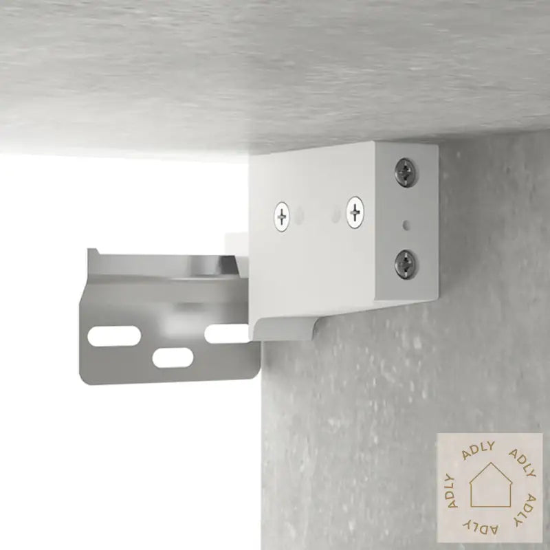 Veggskap 2 Stk Betonggrå 68X30X20 Cm Konstruert Tre