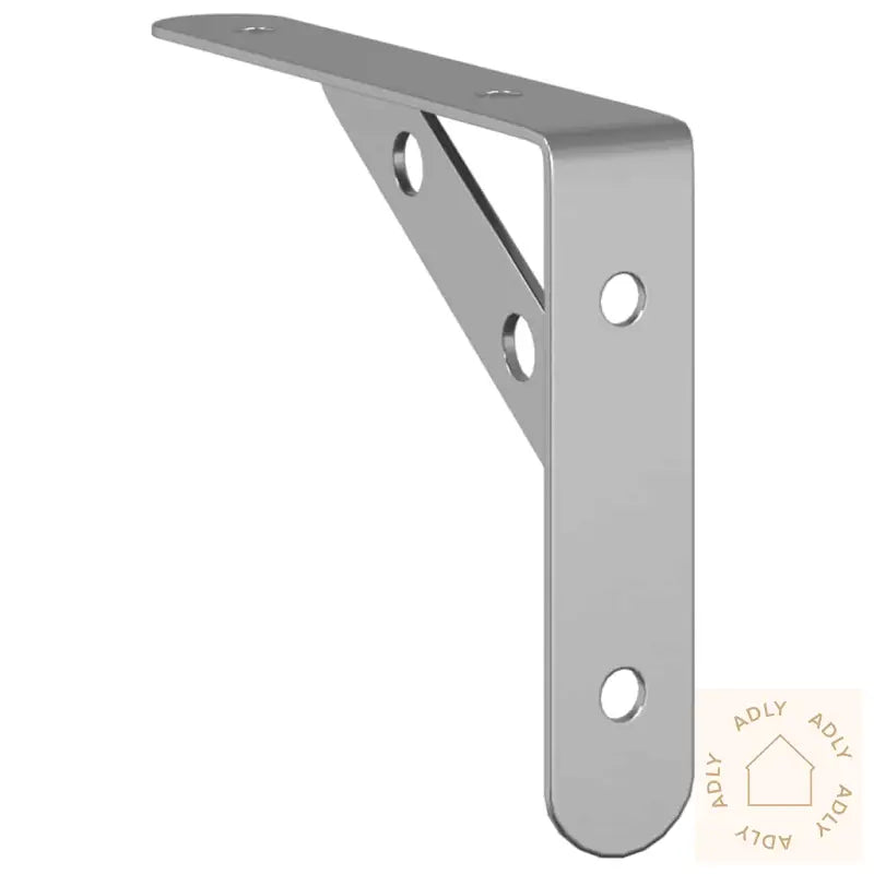 Hyllebraketter 4 Stk 15X2,5X11,5 Cm Sølv Rustfritt Stål
