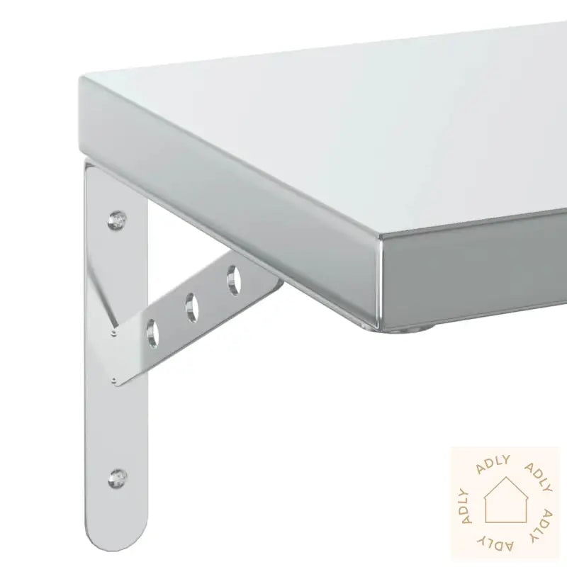 Vegghyller 2 Stk 50X23,5 Cm Sølv Rustfritt Stål
