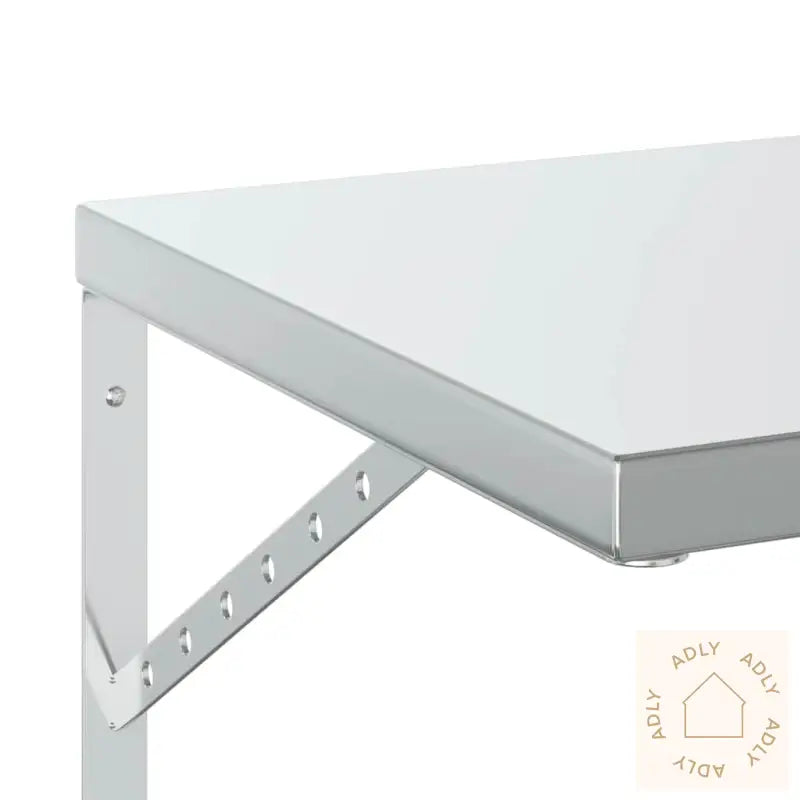 Vegghyller 2 Stk 100X40 Cm Sølv Rustfritt Stål