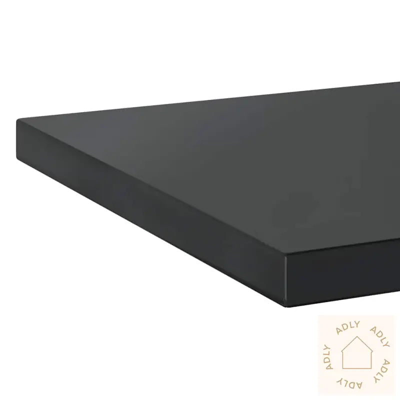 Vegghyller 2 Stk 50X40X3 Cm Svart Rustfritt Stål