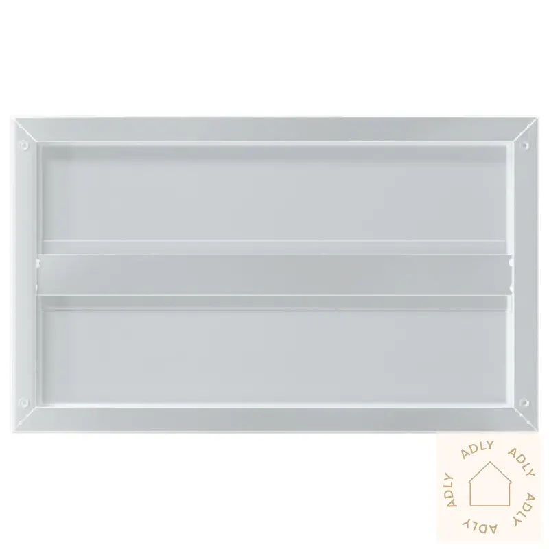 Vegghyller 2 Stk 50X30X3 Cm Sølv Rustfritt Stål