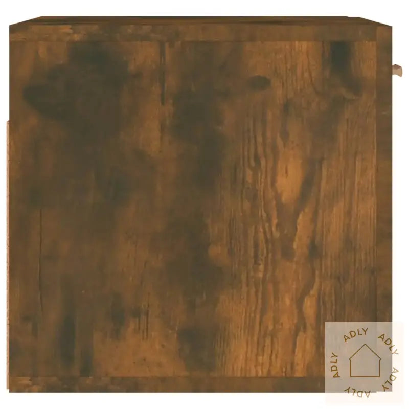 Veggskap Røkt Eik 80X35X36,5 Cm Konstruert Tre