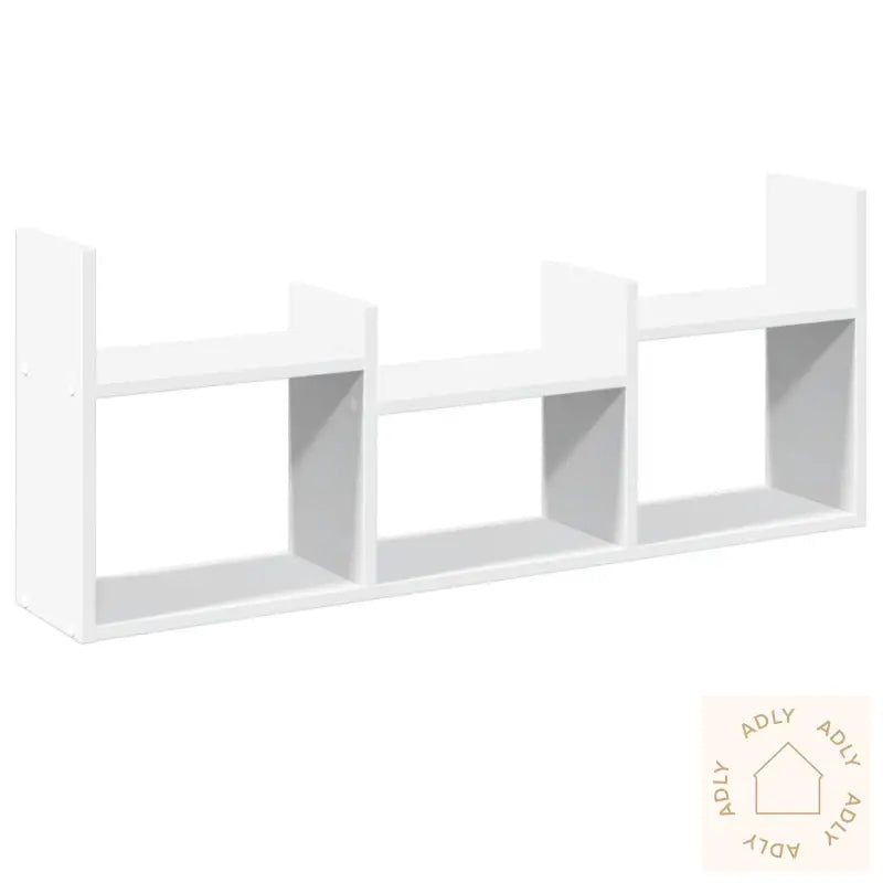 Veggskap 100X18X40 Cm Hvit Konstruert Tre