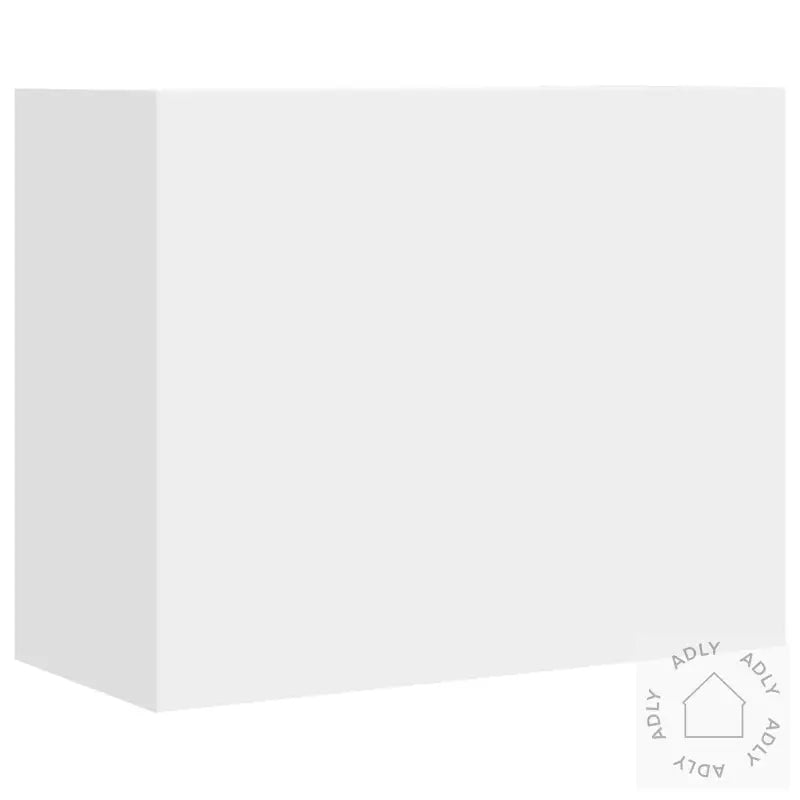 Veggskap Hvit 75X35X60 Cm Konstruert Tre