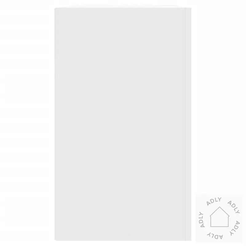 Veggskap Hvit 75X35X60 Cm Konstruert Tre