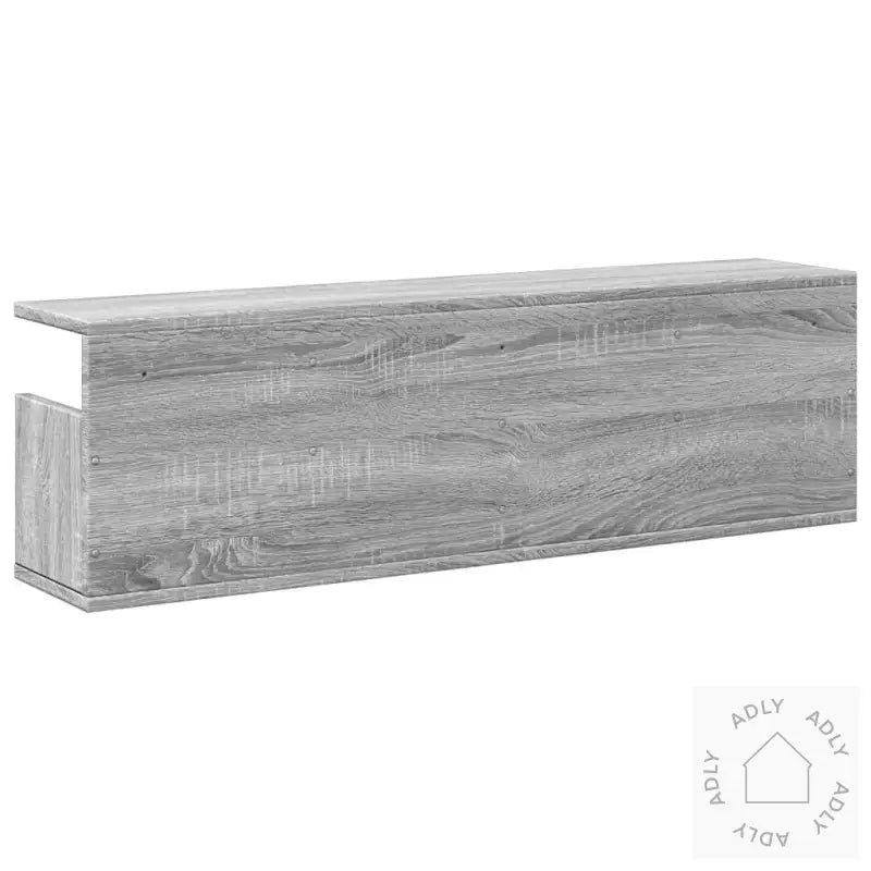 Veggskap 100X20X30 Cm Grå Sonoma Konstruert Tre