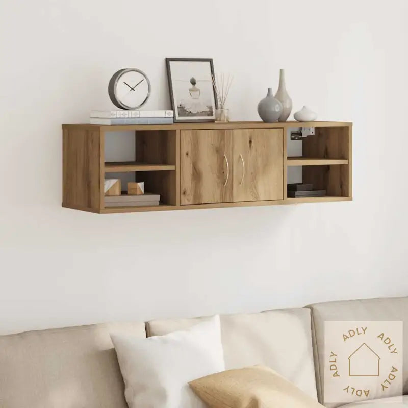 Veggskap Artisan Eik 101X30X29 Cm Konstruert Tre
