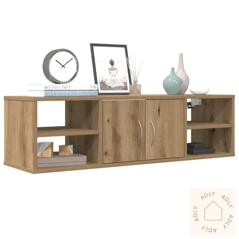 Veggskap Artisan Eik 101X30X29 Cm Konstruert Tre