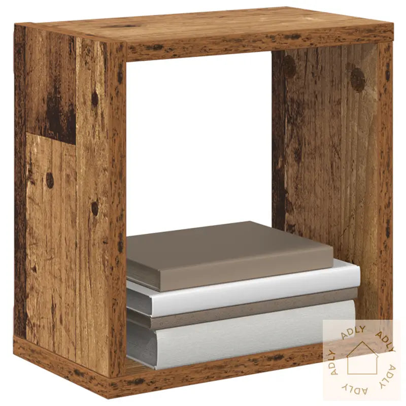 Vegghyller Gammelt Tre Solid Gjenvunnet Tre 26 X 15 X 26 Cm