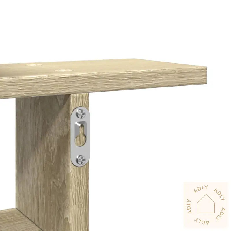 Vegghyller 2 Stk Sonoma Eik 50X12X50 Cm Konstruert Tre