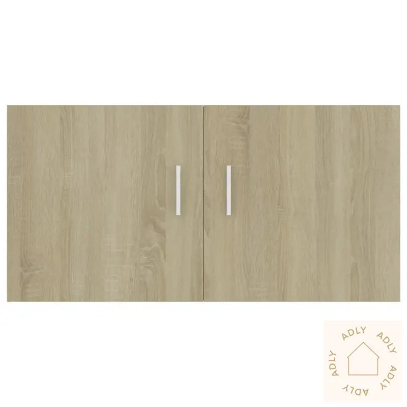 Veggmontert Skap Sonoma Eik 80X39X40 Cm Konstruert Tre