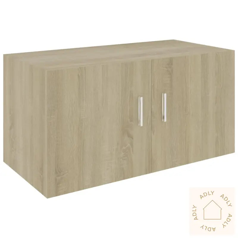 Veggmontert Skap Sonoma Eik 80X39X40 Cm Konstruert Tre