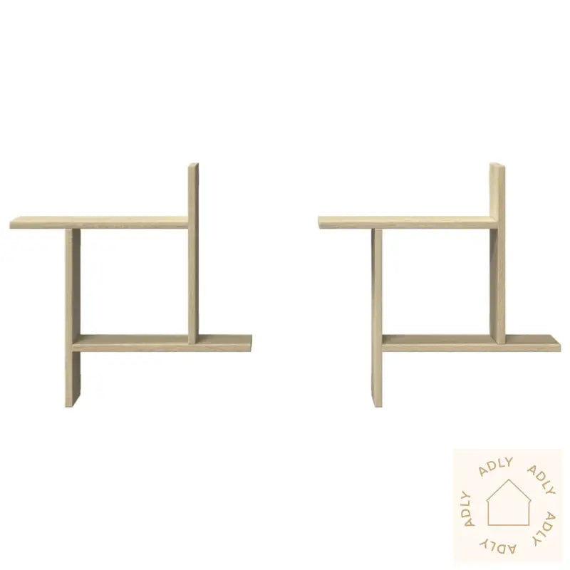 Vegghyller 2 Stk Sonoma Eik 50X12X50 Cm Konstruert Tre