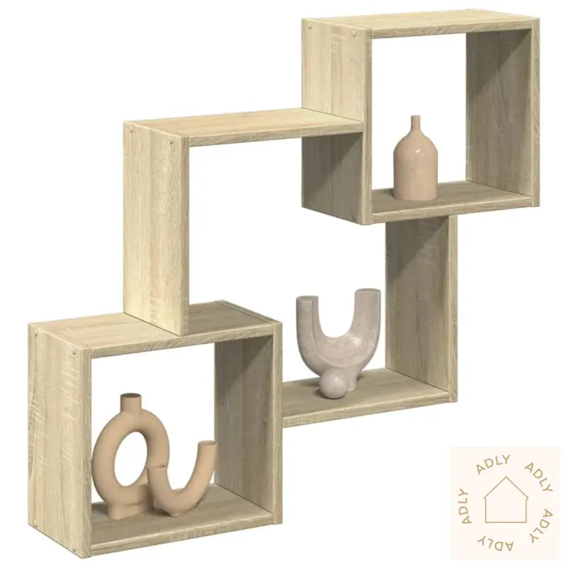 Veggskap 78X18X71 Cm Sonoma Eik Konstruert Tre